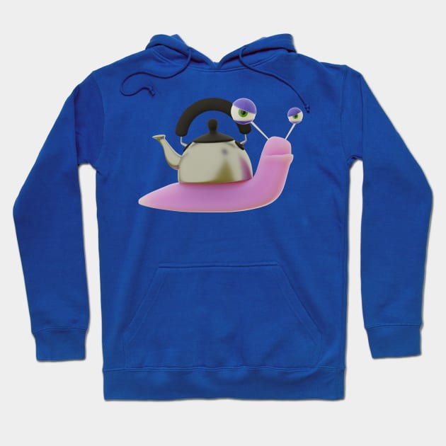 Angry Snail Pot Hoodie by loreatus